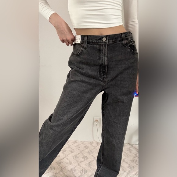 NWT Abercrombie & Fitch the 90s Straight Leg Jeans - Picture 5 of 7